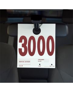 Petoskey Plastics 3,000-3,999 Dispatch Numbers, Dual Sided Heavy Cardstock