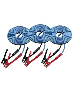 3-pk of 20 Heavy Duty Booster Cable Clamps, 4-Gauge and  500 Amp