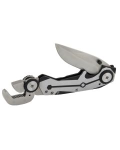 FOLDING KNIFE WITH LOCKING JAW WRENCH