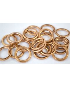 12mm Crushable Copper Oil Drain Plug Gaskets M12 Fits Pontiac (100 pc.)