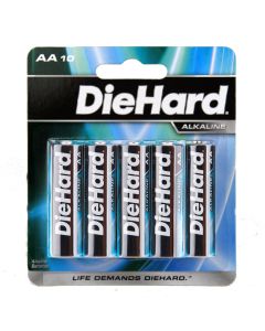 Batteries 10 Pack Diehard AA Alkaline