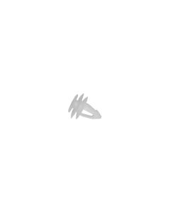 White Nylon Door Trim Panel Retainer Bottom Head Diameter 16mm (100/Bag)