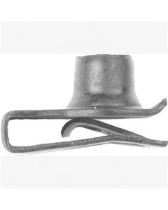 Extruded U-nuts Short-type, Size: 8-1.25mm, Range: 0.010" - 0.165", Finish: Black Phos., Qty: 100