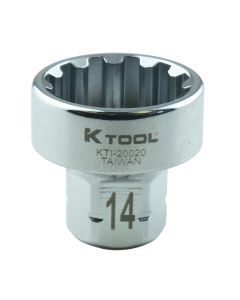 14mm x 1/4 in. Drive Spline Socket (EA)