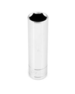 Chrome Socket, 1/2" Drive, 5/8", 6 Point, Deep