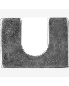 Steel Body Shim Bright Zinc 2 X1-1/2, Size: 1/8" slot, Size: 3/4" slot, Length or Range:, Qty: 100