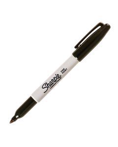 Sharpie (30051) Permanent Marker, Fine Tip, Black (Each)