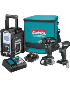 Makita 18V LXT 2.0 Ah Li-Ion Sub-Compact Brushless Cordless 3-Piece Combo Kit