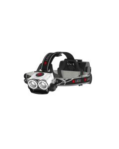 XEO19R-White 2,000 Lumen Duel LEDs Powerful Headlamp w/ Beam Distance up-to 300 Meters, Softcase