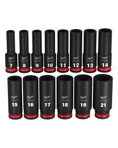 14PC SHOCKWAVE Impact Duty? 3/8" Drive Metric Deep 6 Point Socket Set
