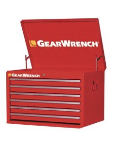 GearWrench 83124 TEP Series 27 in. 6-Drawer Top Chest, Red
