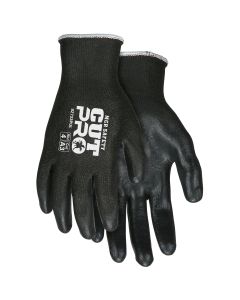 MCR Safety Cut Pro 13 Gauge HyperMax, Shell PU Coated Palm and Fingertips