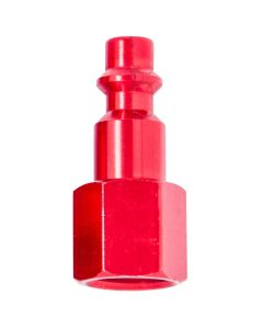 1/4" Red Plug Female