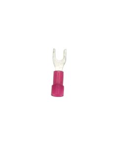 Terminal Spade #8 Nylon Red (22-18) (100/Bag)
