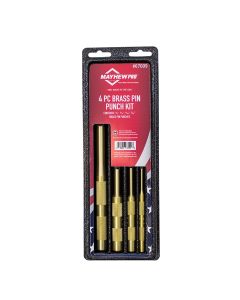 4PC Brass Pin Punch Set Display