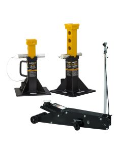 20 ton service jack with free 22 ton jack stands