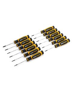 12 Pc. Phillips?/Slotted/Torx? Mini Dual Material Screwdriver Set