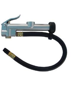 Inflator Gauge with 12 inch Hose With Ball 10-120 PSI