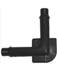 L Vacuum Connector  3/16" x 3/16" (Bag 100)