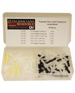 Vacuum Tee And Connector Assortment (50-pc)