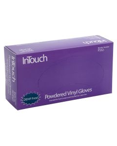 InTouch Powdered Vinyl Gloves, Small