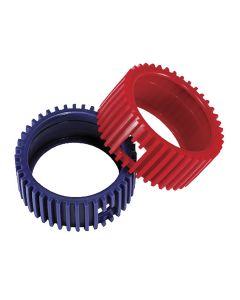 Set of red and blue gauge pr