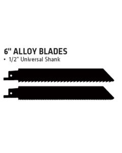 10T x 6 inch Alloy Reciprocating Saw Blade