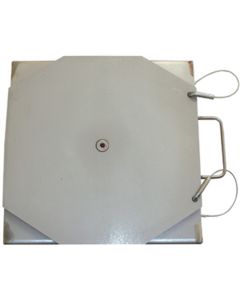 Stainless Steel Turn Plate Set w/o Pointer 14" x 14" x 1 1/2"