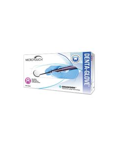 MICRO-TOUCH DENTA-GLOVE BLUE NITRILE GLOVES, XS 100PK