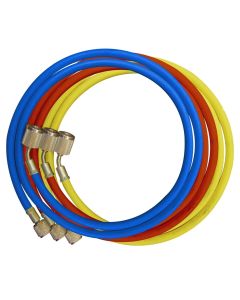 3 Piece 96" A/C Hose Set with Automatic Shut Off Valves