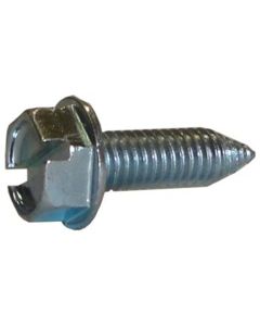 License Plate Screw M6-1.0 x 20mm x 13mm x 10mm (100 per Bag)