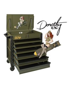 Sunex Premium Full-Drawer Service Cart, PinUp Series Dorothy