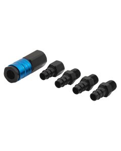 Titan 5-Piece High Flow Quick Connect Coupler and Plug Set
