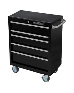 30"W x 20"D Roller Cabinet, Textured Black