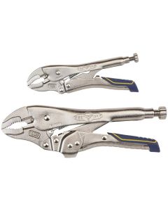 IRWIN VISE-GRIP Locking Pliers Combo Pack, Curved Jaw, 7-Inch & 10-Inch (IRHT82590)