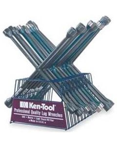10 PC. LUG WRENCH ASSORTMENT W/RACK