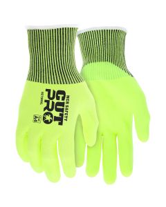 MCR Safety Cut Pro 13 Gauge HyperMax, Shell Nitrile Foam Coated Palm and Fingertips
