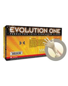 MICROFLEX Evolution One Latex Gloves, Size L