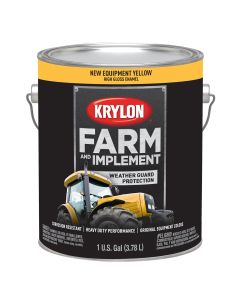 Krylon Farm/Implement; New Equipment Cat Yellow; 128 oz. Gallon