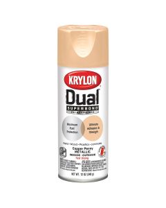 Krylon Dual Superbond Paint+Primer; Copper Penny Metallic; 12 oz. Aerosol