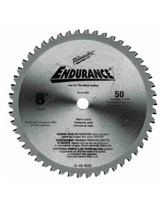 Milwaukee 8 in. Circular Saw Metal Cutting 50 Teeth Blade MATB