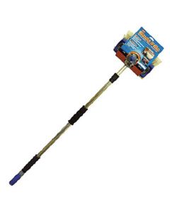 Suds-N-Go Wash Brush, with 10" Wide Soap Mixing Head, 48" Telescoping Handle, Boxed