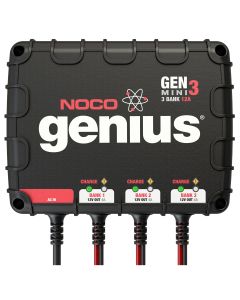 Noco 12A 3-Bank Onboard Battery Charger