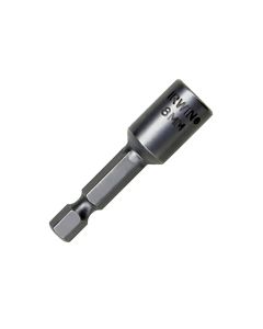 Nutsetter, 8mm Hex, 1/4" Hex Shank with Groove, 1-7/8" Long, Bulk