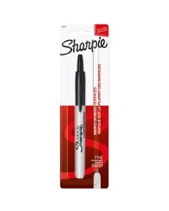 Sharpie Retractable Fine Point Permanent Marker, Black