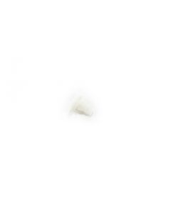 White Nylon Weather-Strip Retainer, Head Diameter 1/4" x 21/32" (25/Bag)