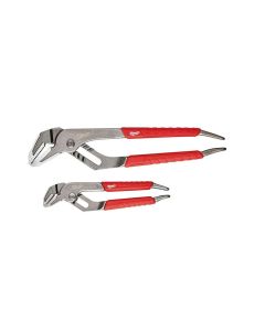 Milwaukee 6 in. and 10 in. Straight Jaw Comfort Grip Pliers Set, REAM & PUNCH Handles