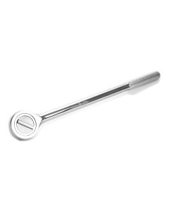 Chrome Ratchet, 3/4" Drive, Round Head, 19-11/16" Long