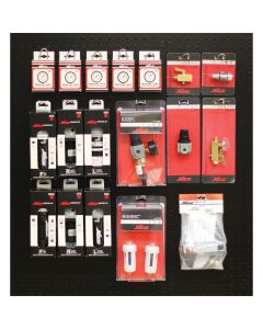 Milton 2' X 2' Pegboard Overlay With Filters, Regulators, And Lubricators