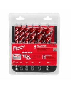 SPEED FEED? Wood Bit 6-1/2" Set - 6 PC